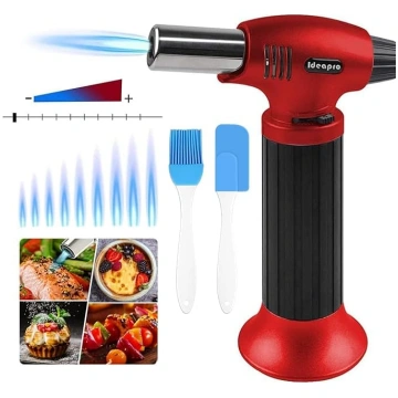 Mini šķiltavas virtuves deglis Brûlee Blowtorch ar