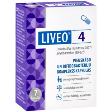 LIVEO 4 kapsulas, 7 gab