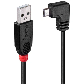 Lindy USB 2.0 Type A/Micro-B 90° bent M/M 2m 31977