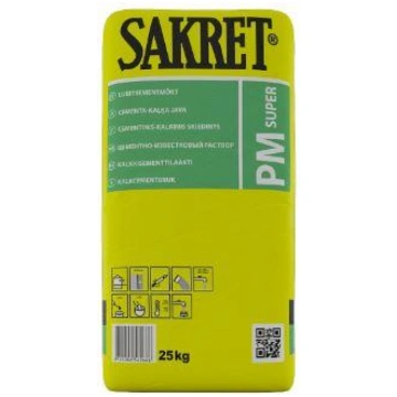 Sakret PM Super Kaļķa/cementa java apmešanai un mū