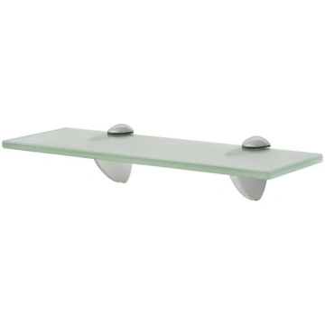 vidaXL sienas plaukts, 30x10 cm, 8 mm, stikls