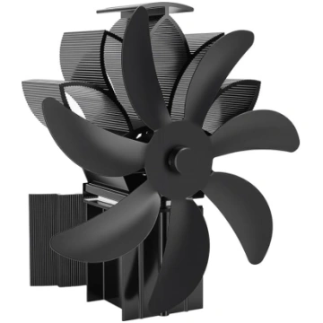 Denash kamīna ventilators, lieljaudas malkas krāsn