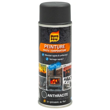 Vernice termica antracite alta temperatura spray 4
