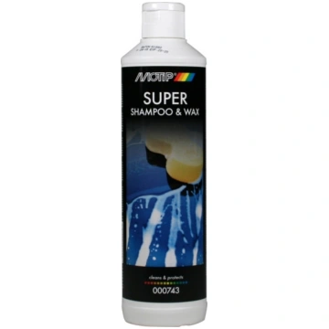 Auto šampūns un vasks 500ml Motip