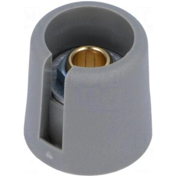 Knob | with pointer | polyamide | Øshaft: 6.35mm |