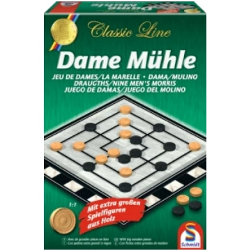 Classic Line: Dame / Mühle Brain-Games.lv