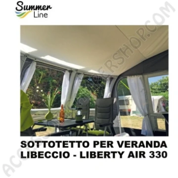 TELO SOTTOTETTO VELUM PER VERANDA GONFIABILE LIBEC