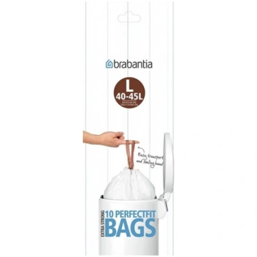 Brabantia PerfectFit Bin Liner Type L 40-45 L, 10 