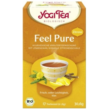 Detox tēja ar citronu BIO 30,6g Yogi