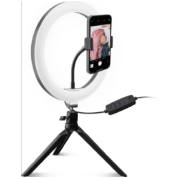 Telefona statīvs SBS Tripod 20cm LED Ring Light