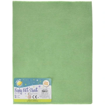 Craft Planet Filcs gaiši zaļš 24 lapas ANEB00CD35X