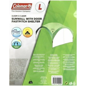 Paviljona siena Coleman Fast Pitch, 365 cm, sudrab