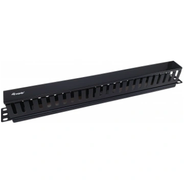 Equip 19" Rack Mount Cable Management Panel, Black