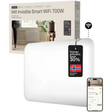 Mill Invisible Smart Wi-Fi Heater ” PA700WIFI4 ”Pa