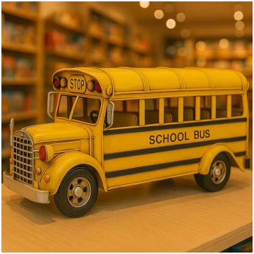 Scuola bus americano d'epoca Colore Giallo Mo