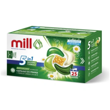 MILL PRO 5k laundry capsules + UNIVERSAL softening