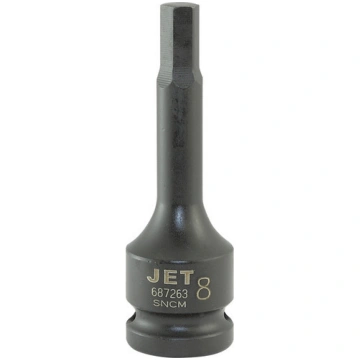 Jet 687267 - 1/2" DR x 12mm Impact Hex Bit Socket