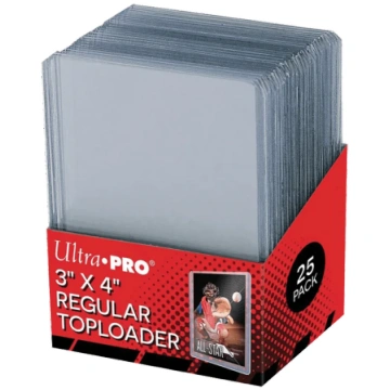 Ultra Pro: 3x4 inch Regular Toploader - 25 Pack