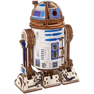 UGEARS „Zvaigžņu kari“ R2-D2 koka 3D puzle pieaugu