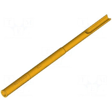Test probe socket | gold-plated | KS-101 | L: 26mm