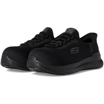Skechers Tilido-Ombray sieviešu darba apavi, melni