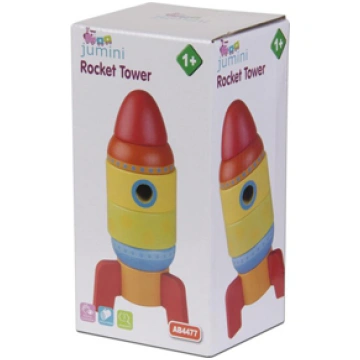 Rocket tower (AB4477) Jumini attīstoš.rotaļlieta