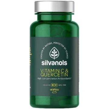SILVANOLS Vitamin C & Quercetin kapsulas N120