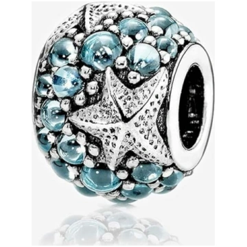 PANDOCCI 2016 Summer Starfish Cubic Zirconia Charm
