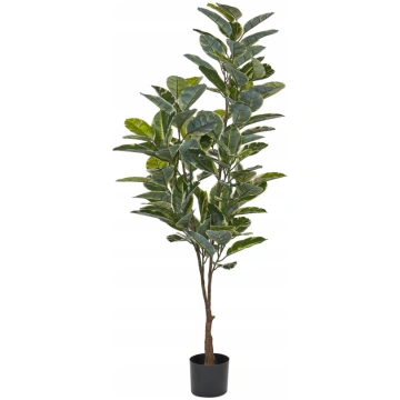 Beliani Sztuczna a doniczkowa 160 cm FICUS ELASTIC