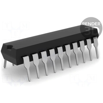PIC microcontroller | Memory: 14kB | SRAM: 1024B |