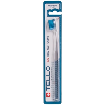 TELLO MEDIUM 3940, vidēji mīksta zobu birste