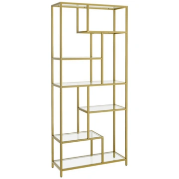 Plaukts Songmics, 30x80x180 cm, zelta