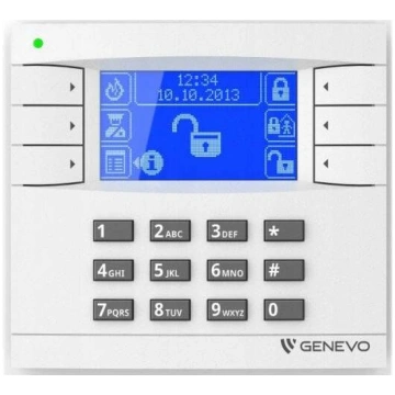 Satel PRiMA LCD WH-BL Manipulator LCD do central G