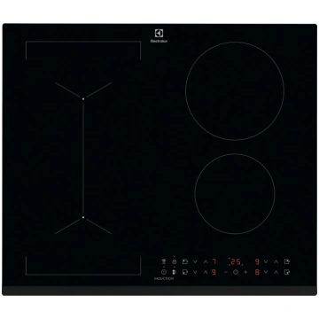 Electrolux indukcijas plīts virsma, iebūv., melna