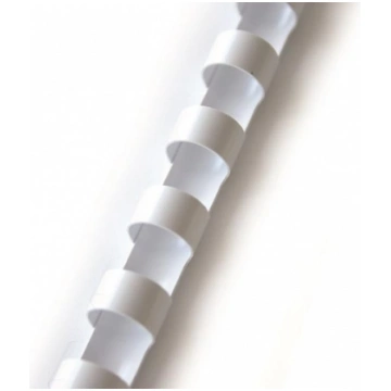 Binding spiral 12mm, (100pcs.), white | 1014/53465