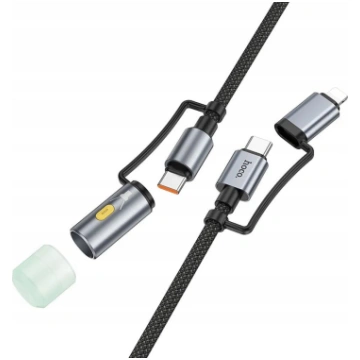 Kabel USB Hoco USB-C - Lightning 1.2 m Czarny 1549
