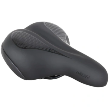 Velo sēdeklis MDR 255x210, melns ar melnu zīmējumu