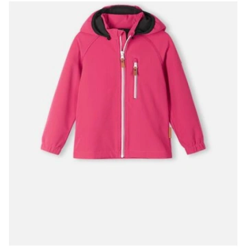 Bērnu softshell jaka Reima Vantti Azalea pink, 521