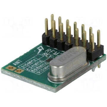 Module: RF | FM transceiver | FSK | 868MHz | SPI |