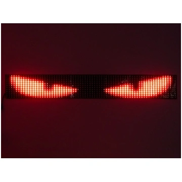 Elastīgs LED vējstikla displeja panelis "DEVIL EYE