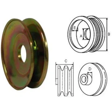 Siksnas skriemelis 133936 17/66MM Siksnas skriemeļ