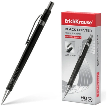 Automātisks zīmulis ERICH KRAUSE Black pointer, me