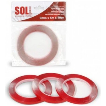 SOLL Divpusēja akrila līmlente 9mm x 5m x 1mm