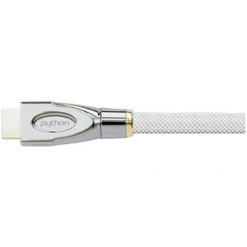 Python HDMI 2.0 Kabel 4K2K Nylongeflecht weis 0 5m