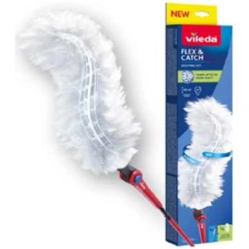 Vileda dustpan with long handle + 1 Flex&Catch ref
