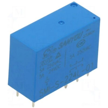 Relay: electromagnetic | DPDT | Ucoil: 24VDC | Ico