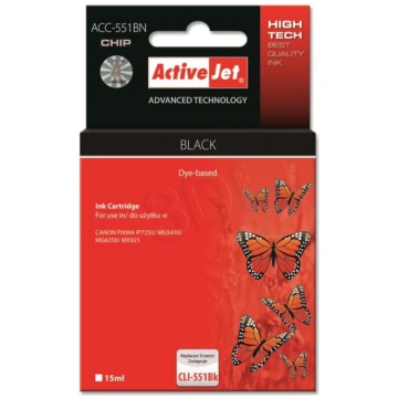 Activejet ACC-551BN ink (replacement for Canon CLI