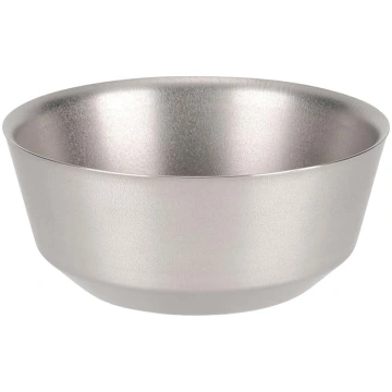 Snow Peak Titanium Double Wall Bowl 600ml Grey Ult