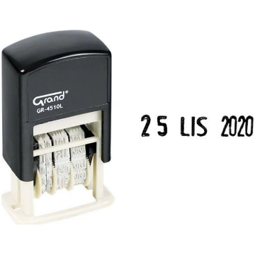 Grand Datuma Zīmogs Literowo-Digitālais Grand