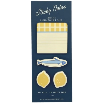 Lemon Sticky Note Set Ruff House